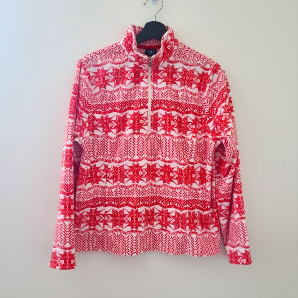 Lands end nordic fleece pull over
